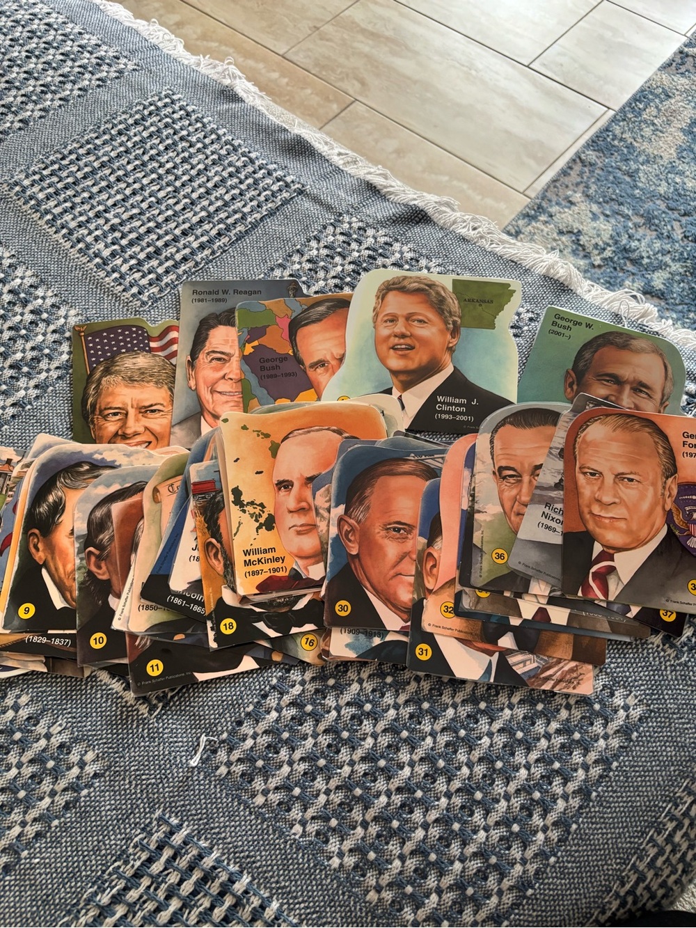 Vintage Presidential Collectible Card Lot - Multicolor